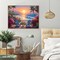 Paint By Numbers Beach Sunset Kit for Adults Beginners – 16x20 Inch DIY Coastal Acrylic Canvas Painting Set, Easy Tropical Wall Art Kit for Home Decor & Gift (Without Frame)